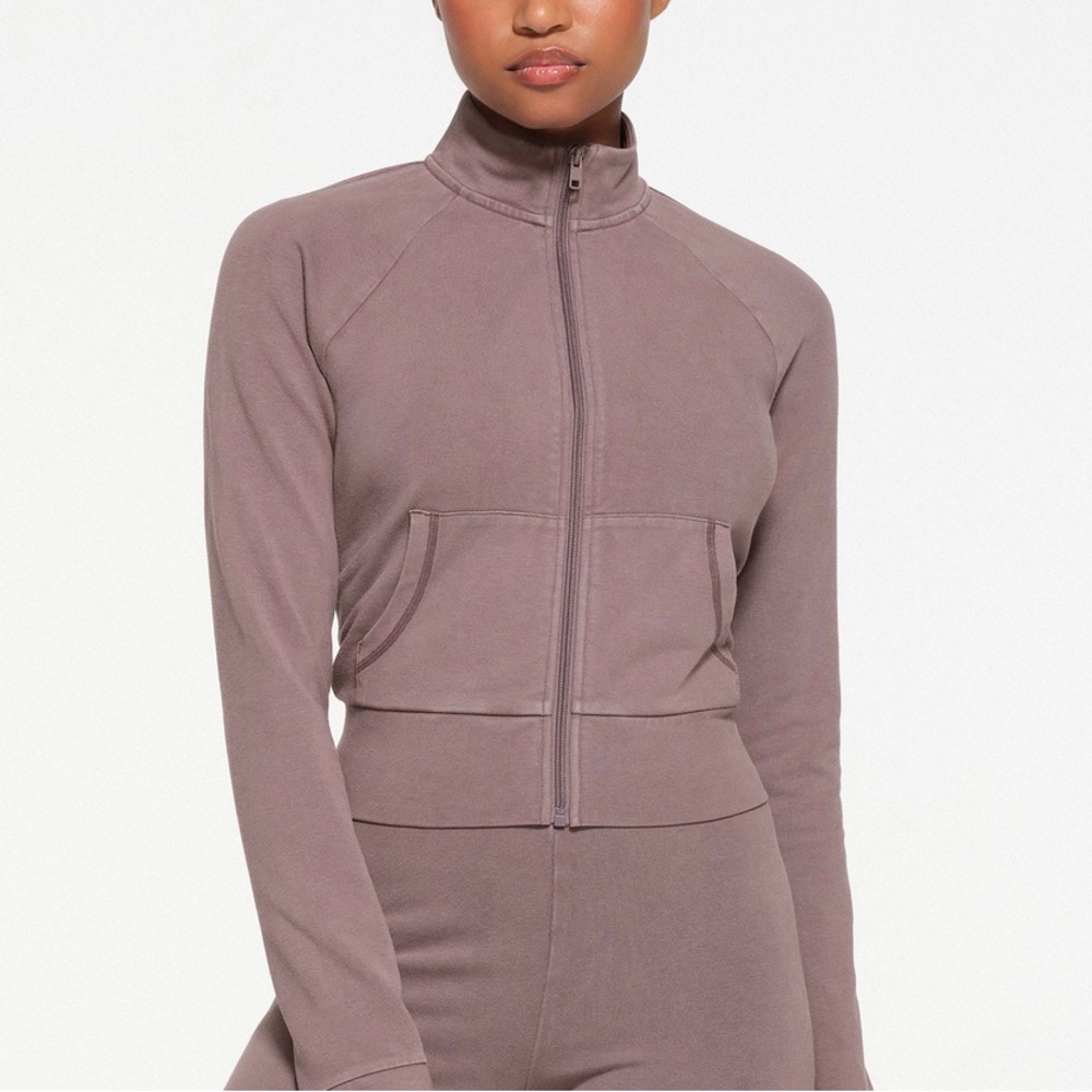 SKIMS track jacket